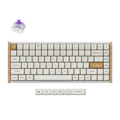 Keychron K2 HE Wireless Special Edition Magnetic Custom Keyboard | NEBULA Switch – White | dynacor.co.za