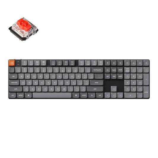 Keychron K5 Max QMK/VIA Full-sized Wireless Custom Mechanical Keyboard | RED Switches | dynacor.co.za