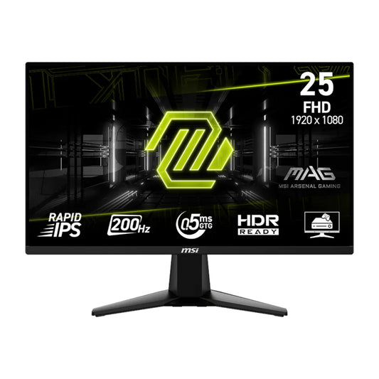 MSI MAG 255F E20 25" FHD 200Hz Rapid IPS Gaming Monitor | dynacor.co.za
