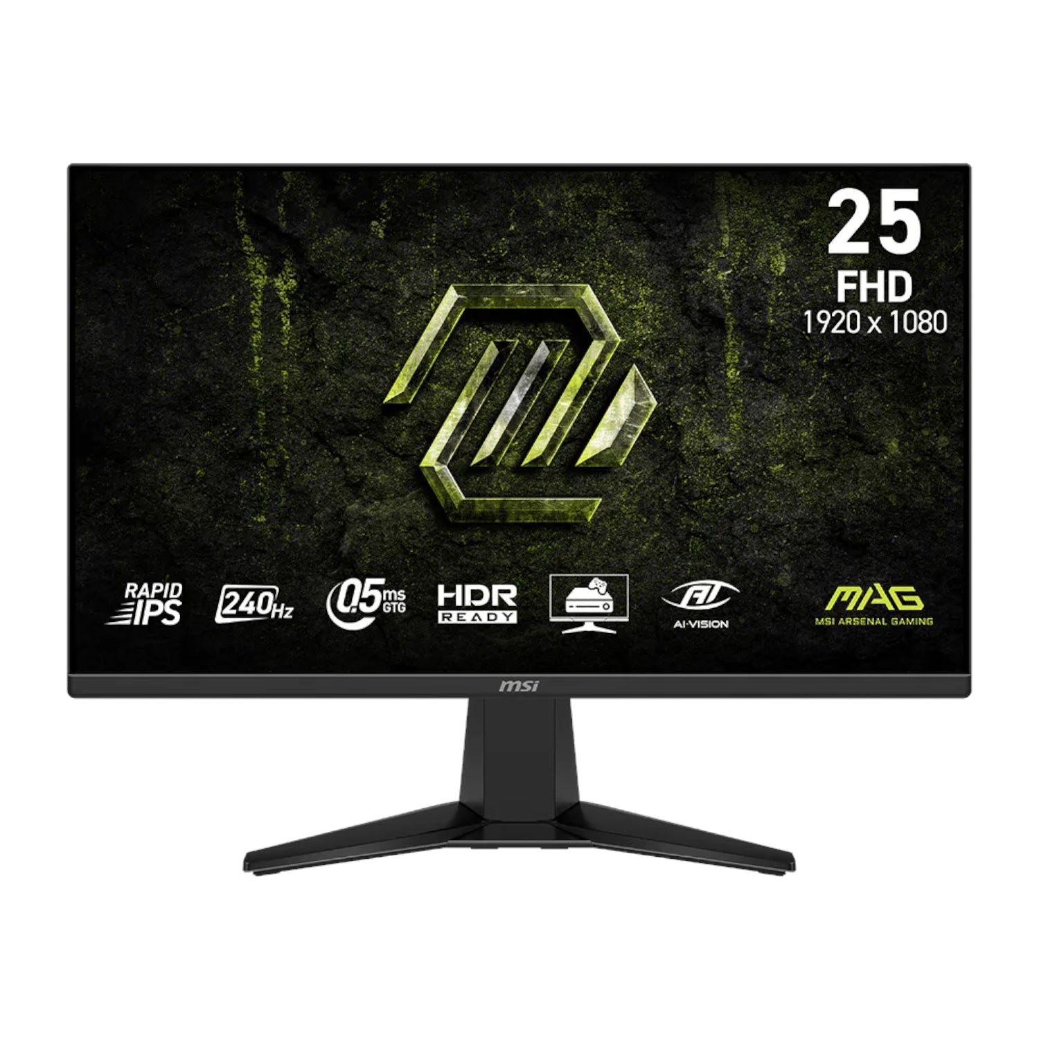 MSI MAG 255F X24 25" FHD 240Hz IPS Gaming Monitor | dynacor.co.za
