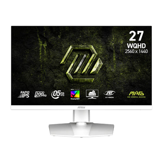 MSI MAG 274QRFW E20 27" WQHD 200Hz IPS Gaming Monitor - White | dynacor.co.za
