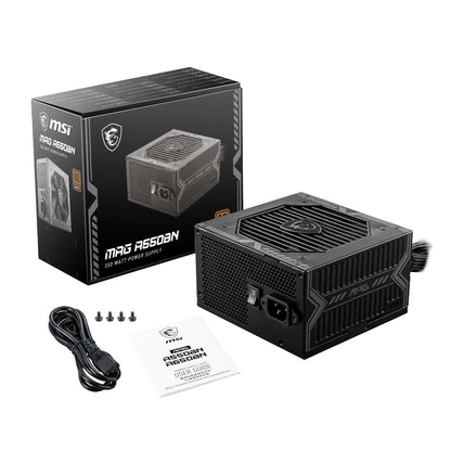 MSI MAG A550BN 550W 80 PLUS Bronze Non-modular ATX Power Supply | dynacor.co.za