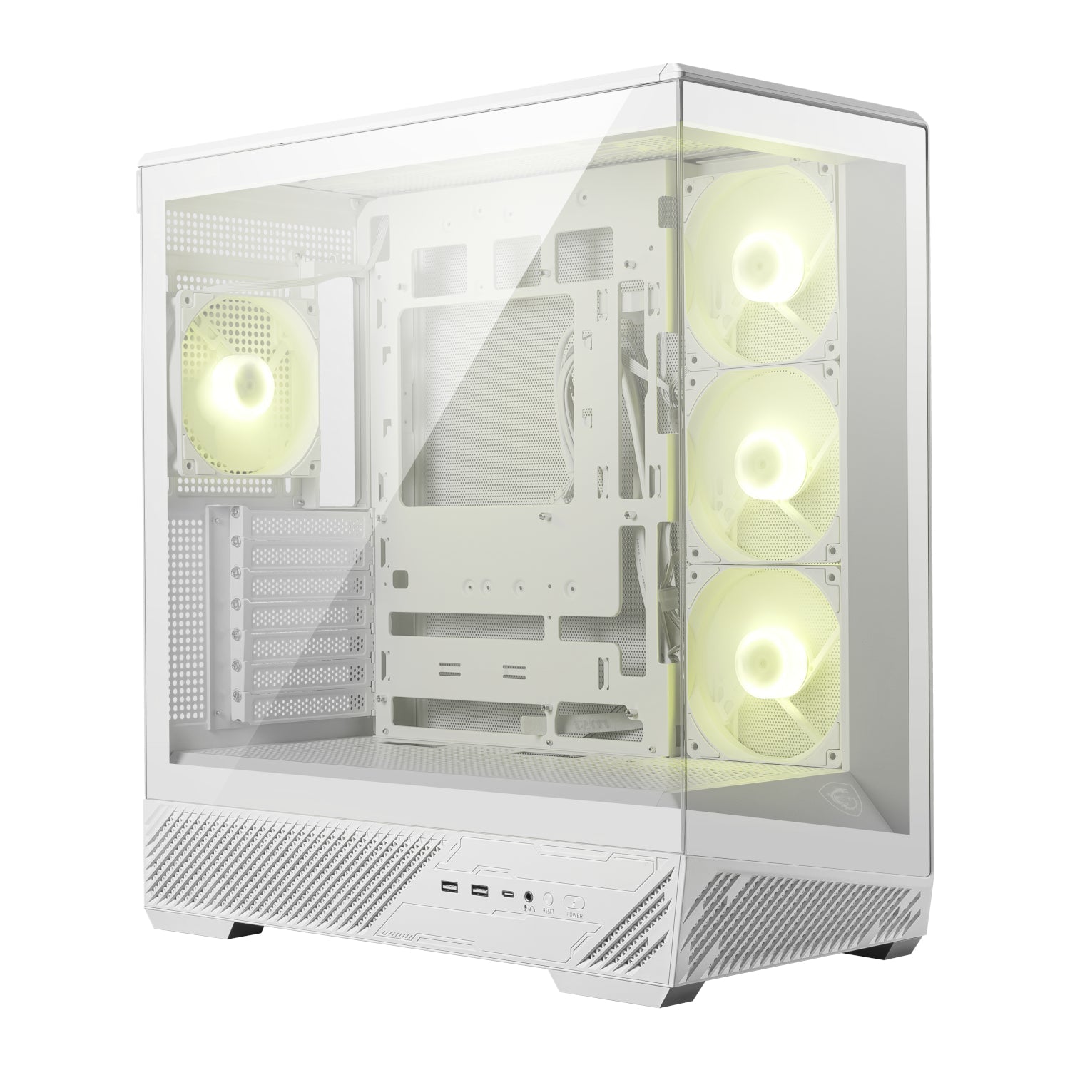 MSI MAG PANO 130R PZ ATX Gaming Chassis - White | dynacor.co.za