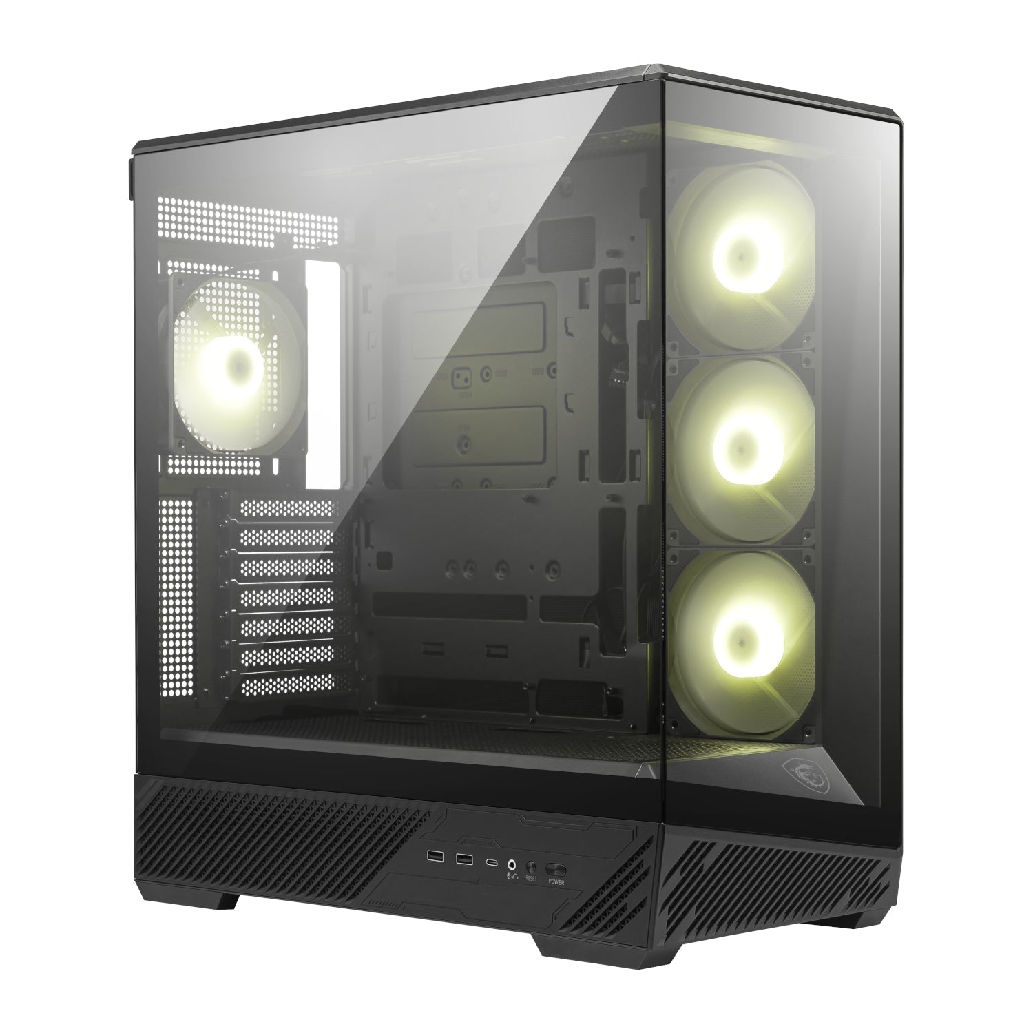 MSI MAG PANO 130R PZ ATX Gaming Chassis - Black | dynacor.co.za