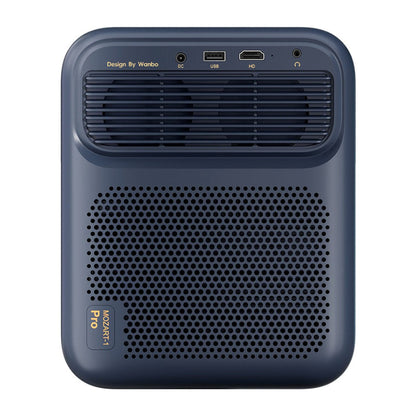 WANBO MOZART 1 PRO 1080P 900ANSI Android 11 Smart Home Theatre Projector - Dark Blue | dynacor.co.za