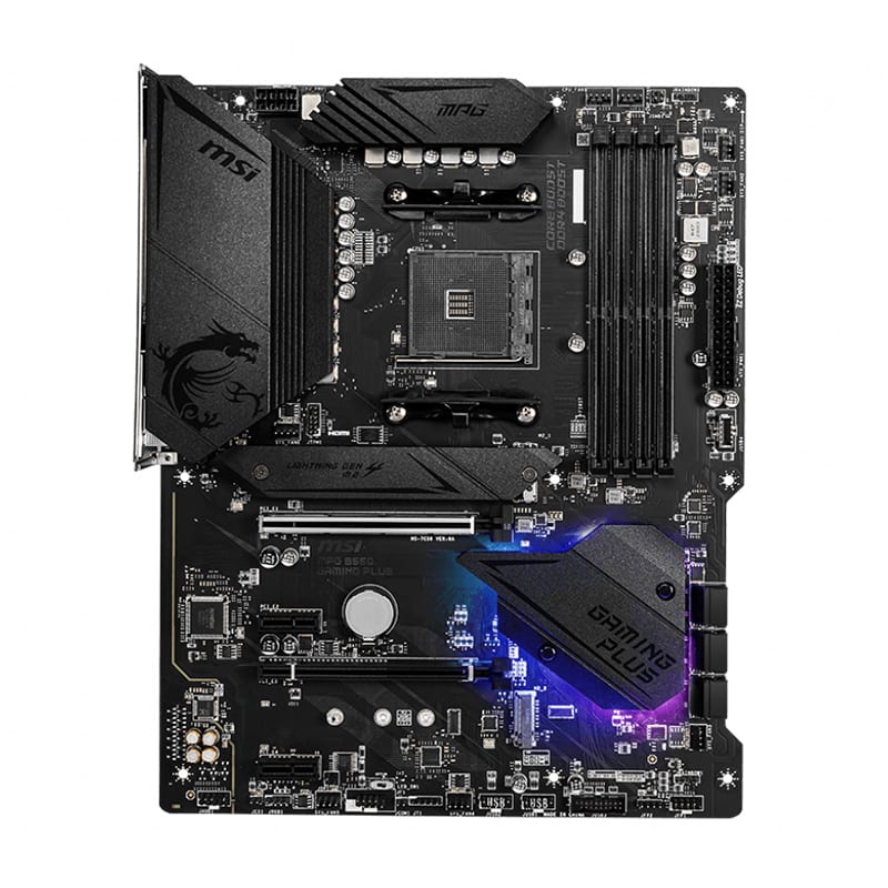 MSI MPG B550 Gaming Plus AM4 ATX Motherboard – Ryzen 5000 | dynacor.co.za