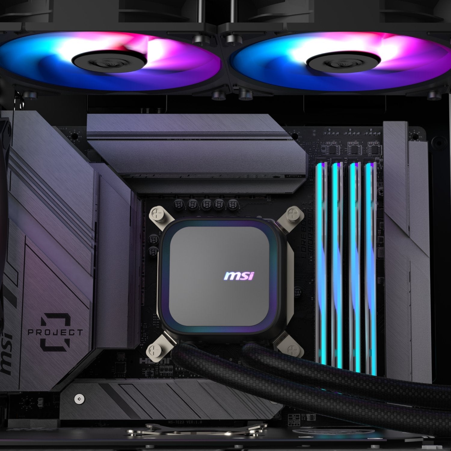 MSI MAG Coreliquid A13 240 AIO Liquid CPU Cooler - Black | dynacor.co.za