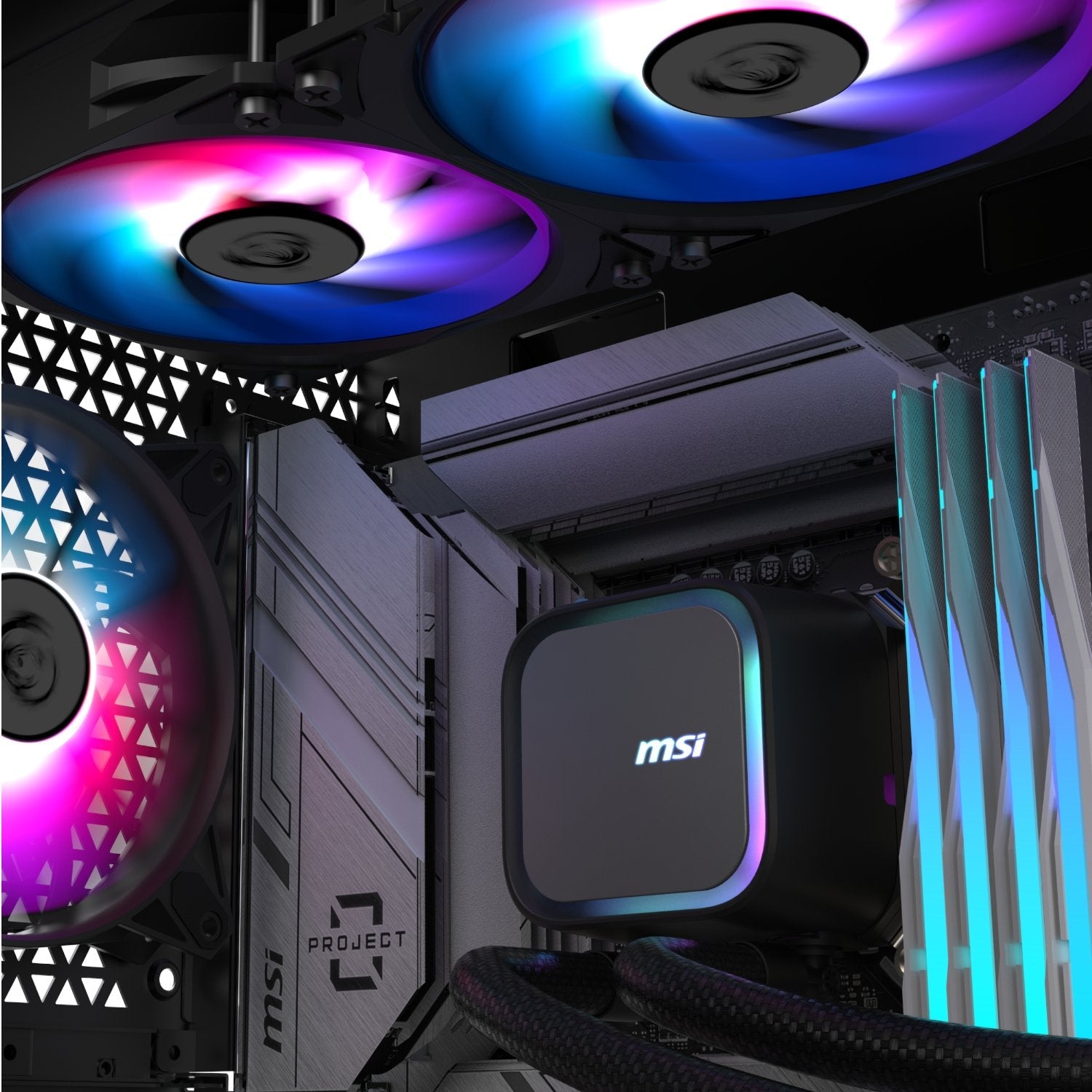 MSI MAG Coreliquid A13 240 AIO Liquid CPU Cooler - Black | dynacor.co.za