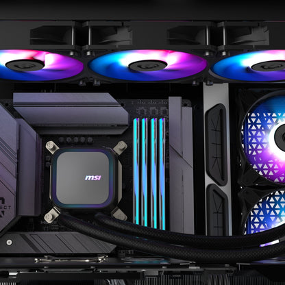 MSI MAG Coreliquid A13 360 AIO Liquid CPU Cooler - Black | dynacor.co.za
