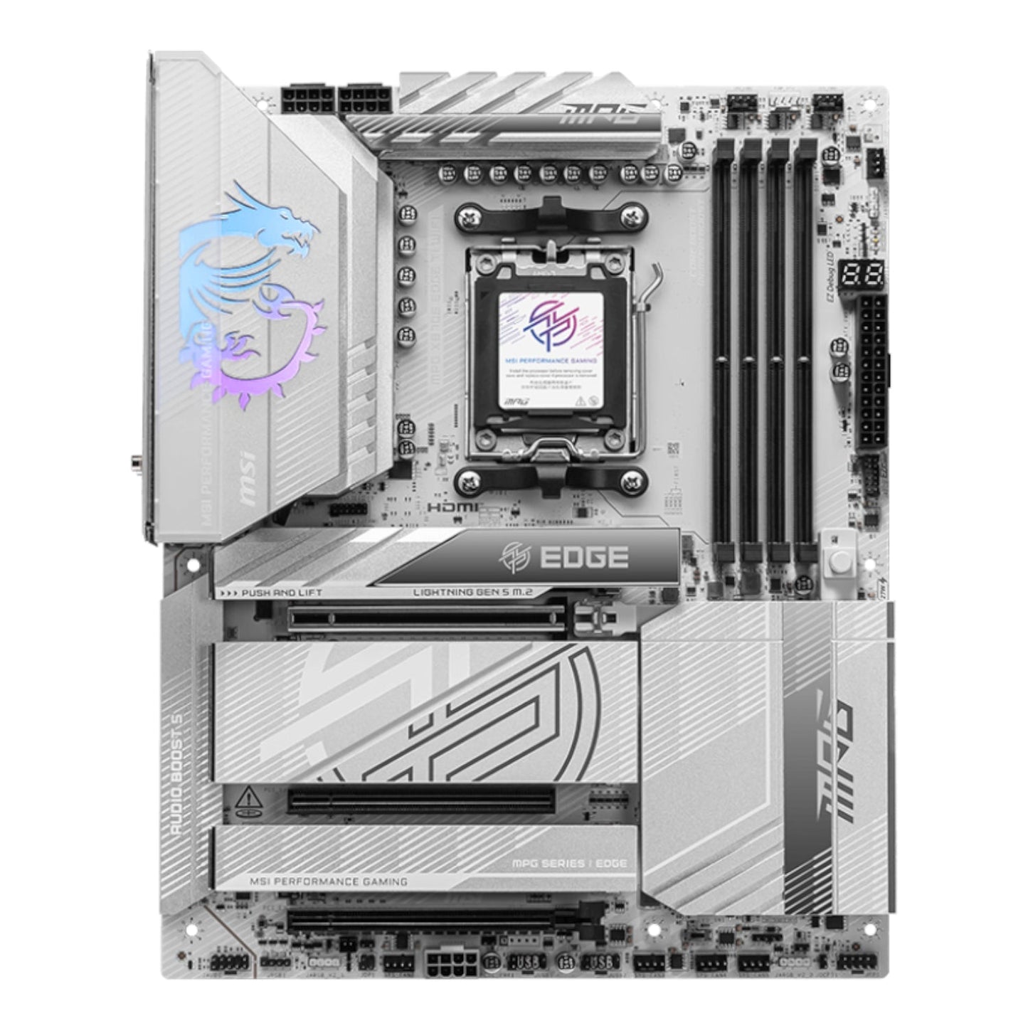 MSI MPG X870E EDGE TI WIFI AM5 ATX DDR5 Gaming Motherboard | dynacor.co.za