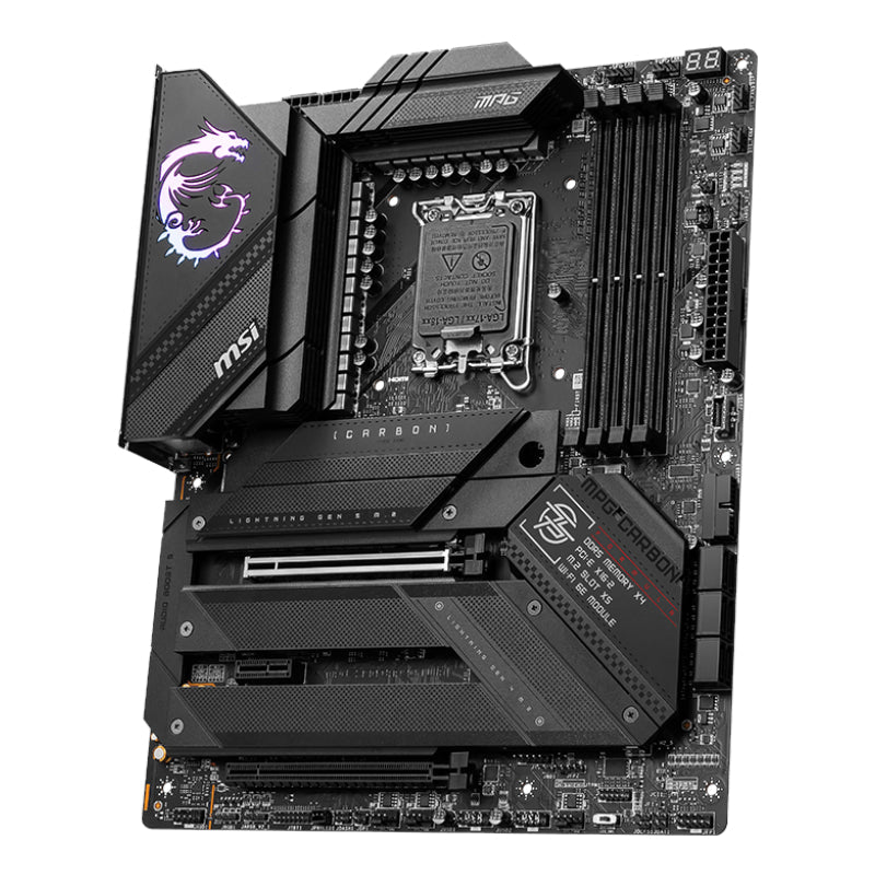 MSI MPG Z790 CARBON WIFI DDR5 LGA1700 ATX Gaming Motherboard | dynacor.co.za