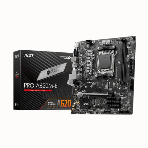 MSI PRO A620M-E AMD AM5 mATX Gaming Motherboard | dynacor.co.za
