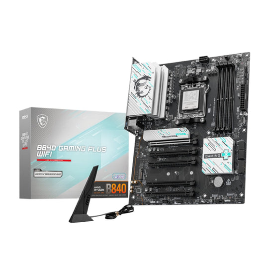 MSI B840 GAMING PLUS WIFI AM5 ATX Gaming Motherboard | dynacor.co.za