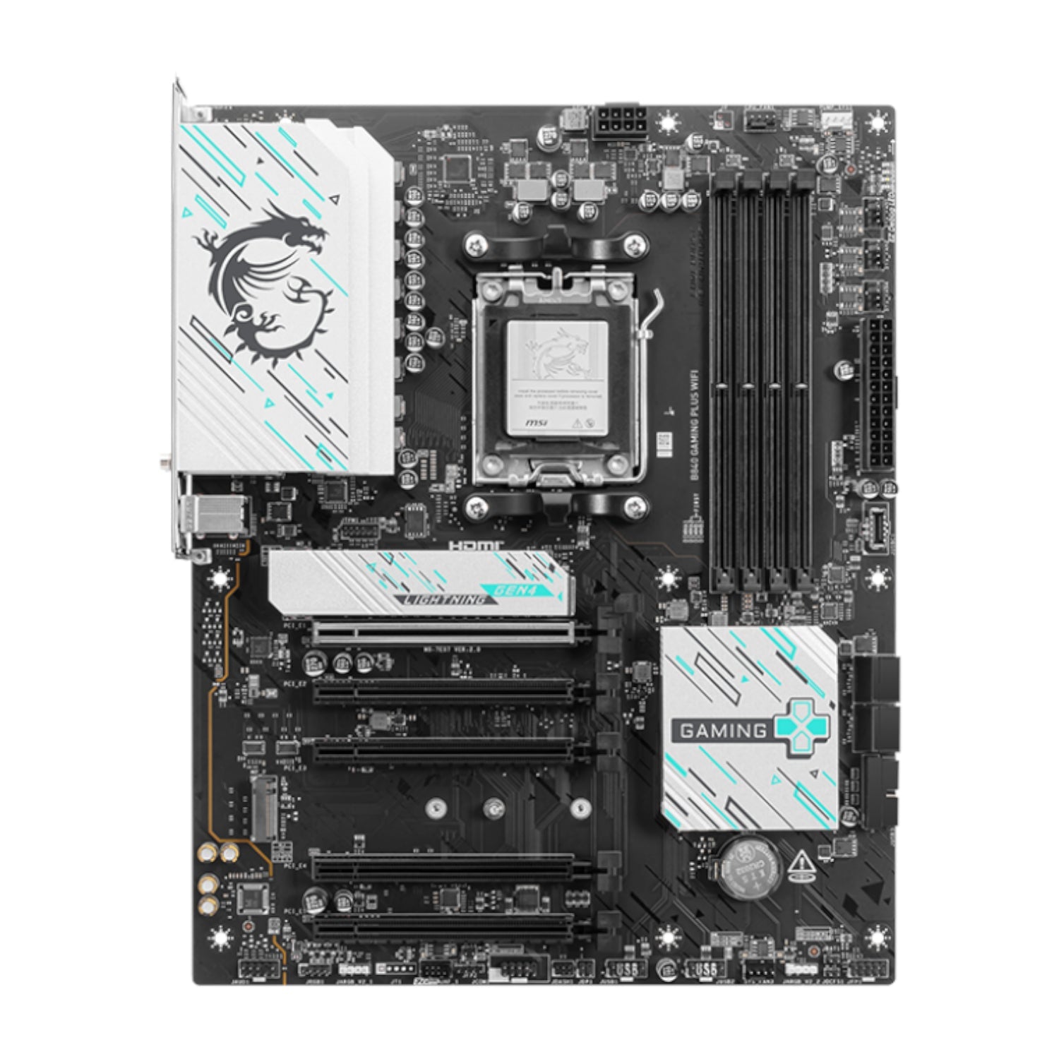 MSI B840 GAMING PLUS WIFI AM5 ATX Gaming Motherboard | dynacor.co.za