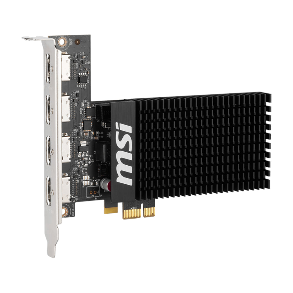 MSI Nvidia GeForce GT 710 2GD3H 2GB 64-BIT 4x HDMI Graphics Card | dynacor.co.za