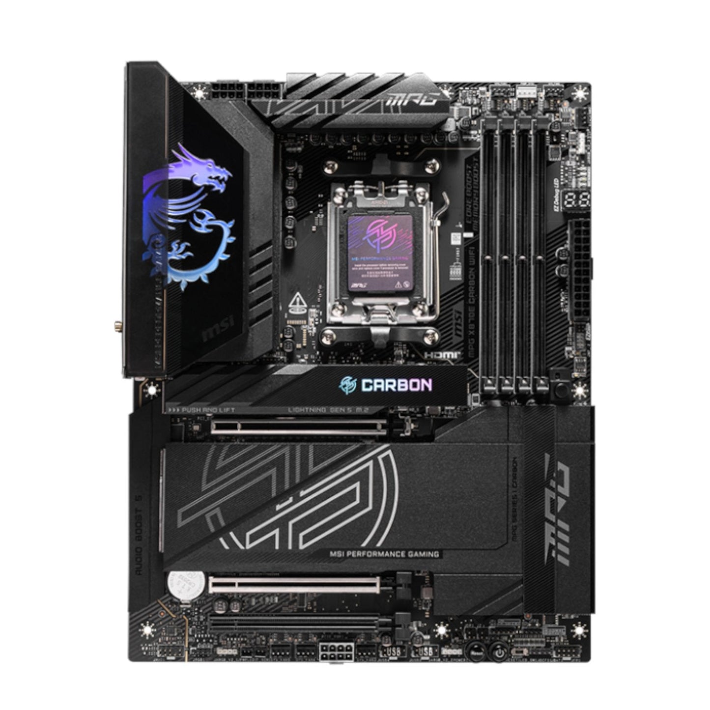MSI MAG X870E CARBON WIFI ATX Motherboard | dynacor.co.za