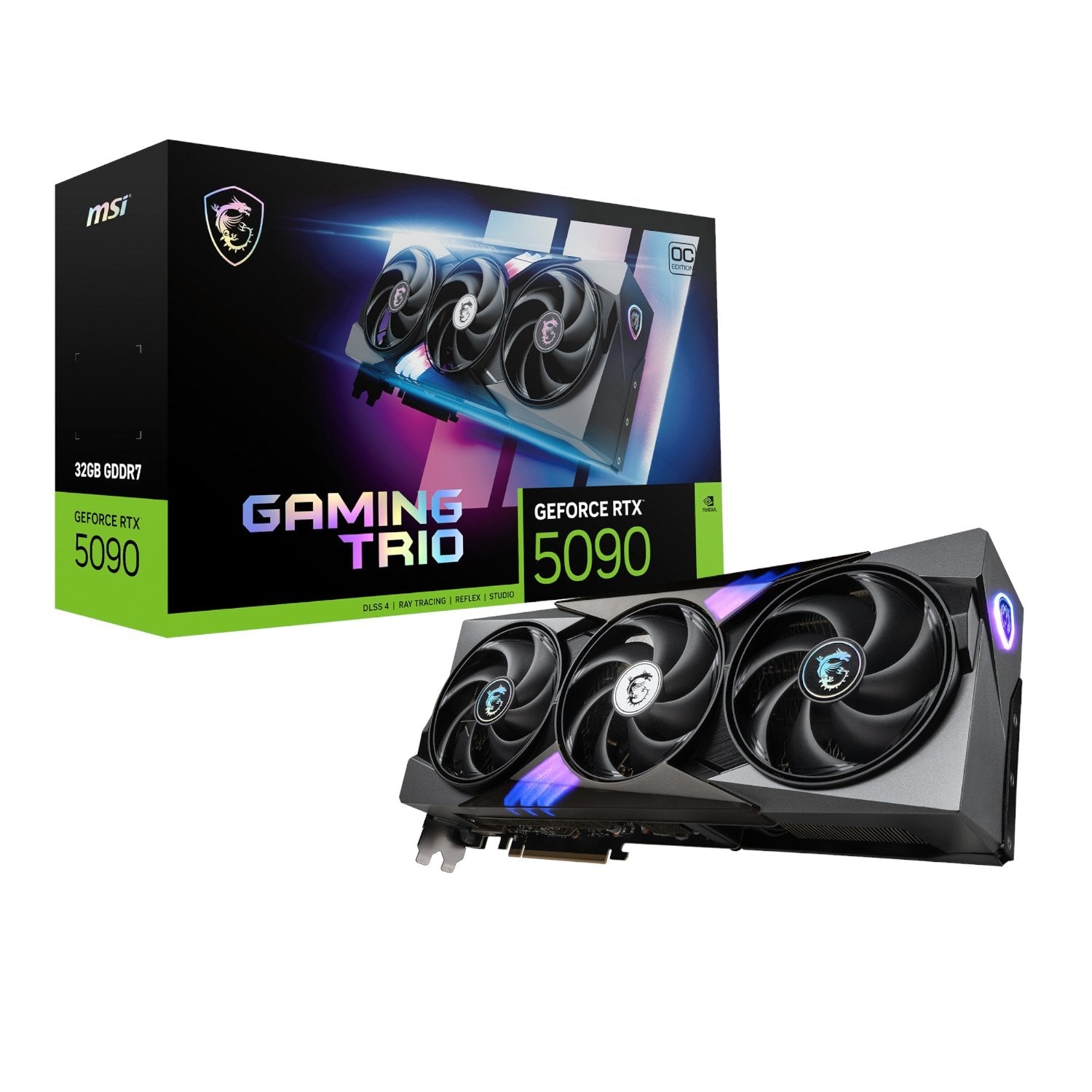 MSI GeForce RTX 5090 GAMING TRIO OC 32G Graphics Card | dynacor.co.za