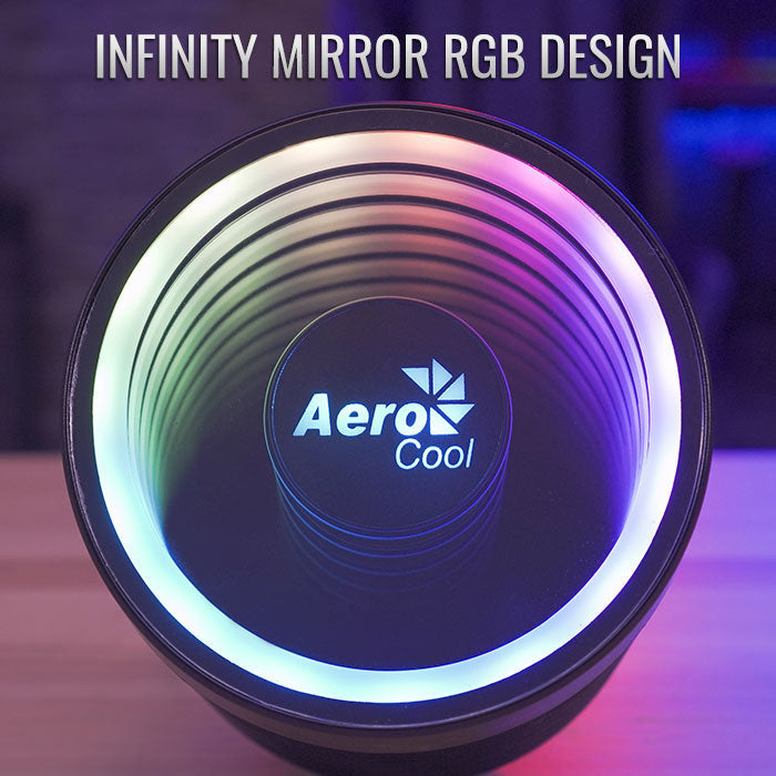 Aerocool Mirage CPU Air Cooler - Aluminum - (TDP) up to 150W  - LGA 1851/1700/115X AM4/AM5 | dynacor.co.za