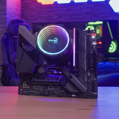 Aerocool Mirage CPU Air Cooler - Aluminum - (TDP) up to 150W  - LGA 1851/1700/115X AM4/AM5 | dynacor.co.za