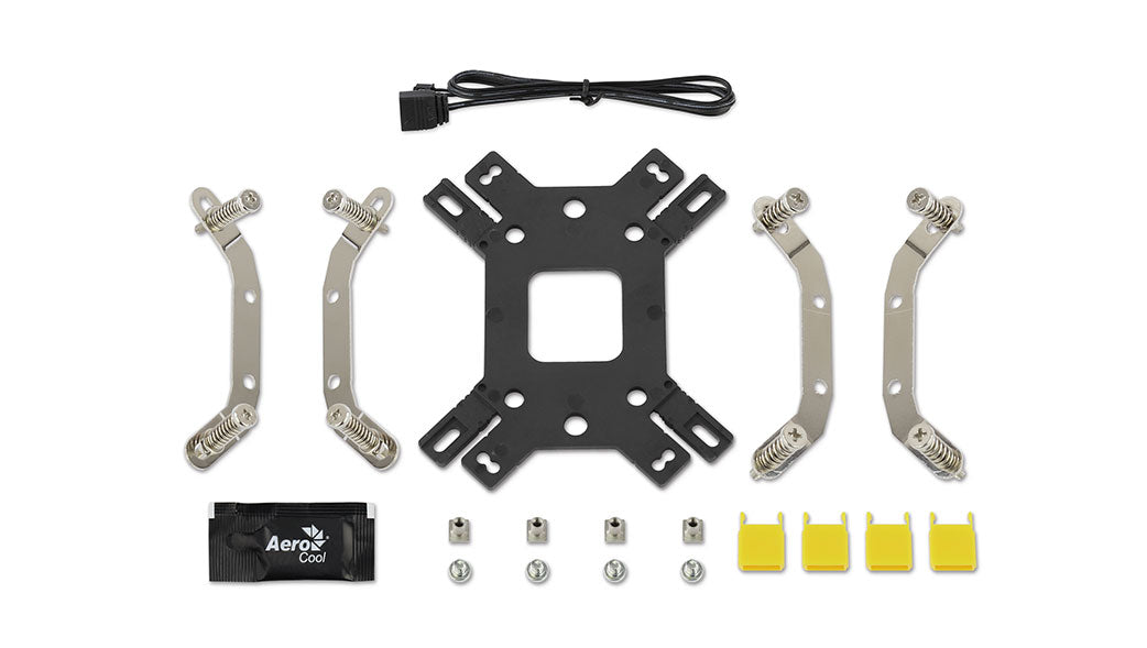 Aerocool Mirage CPU Air Cooler - Aluminum - (TDP) up to 150W  - LGA 1851/1700/115X AM4/AM5 | dynacor.co.za
