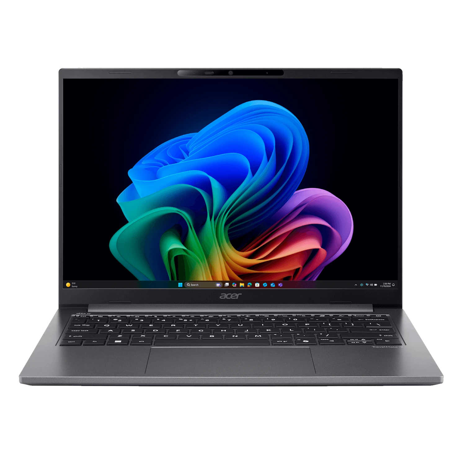 ACER Travelmate X4 NX.BPUEA.001 | TMX414-51-TCO | U5 - 226V | 14'' WUXGA OLED AI PC UMA | 16 GB | 1024GB SSD | WIFI7+BT | FHD IR cam | W11 P | dynacor.co.za