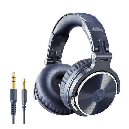 Oneodio Pro 10 Professional Wired Over Ear DJ and Studio Monitoring Headphones - Dark Blue | dynacor.co.za