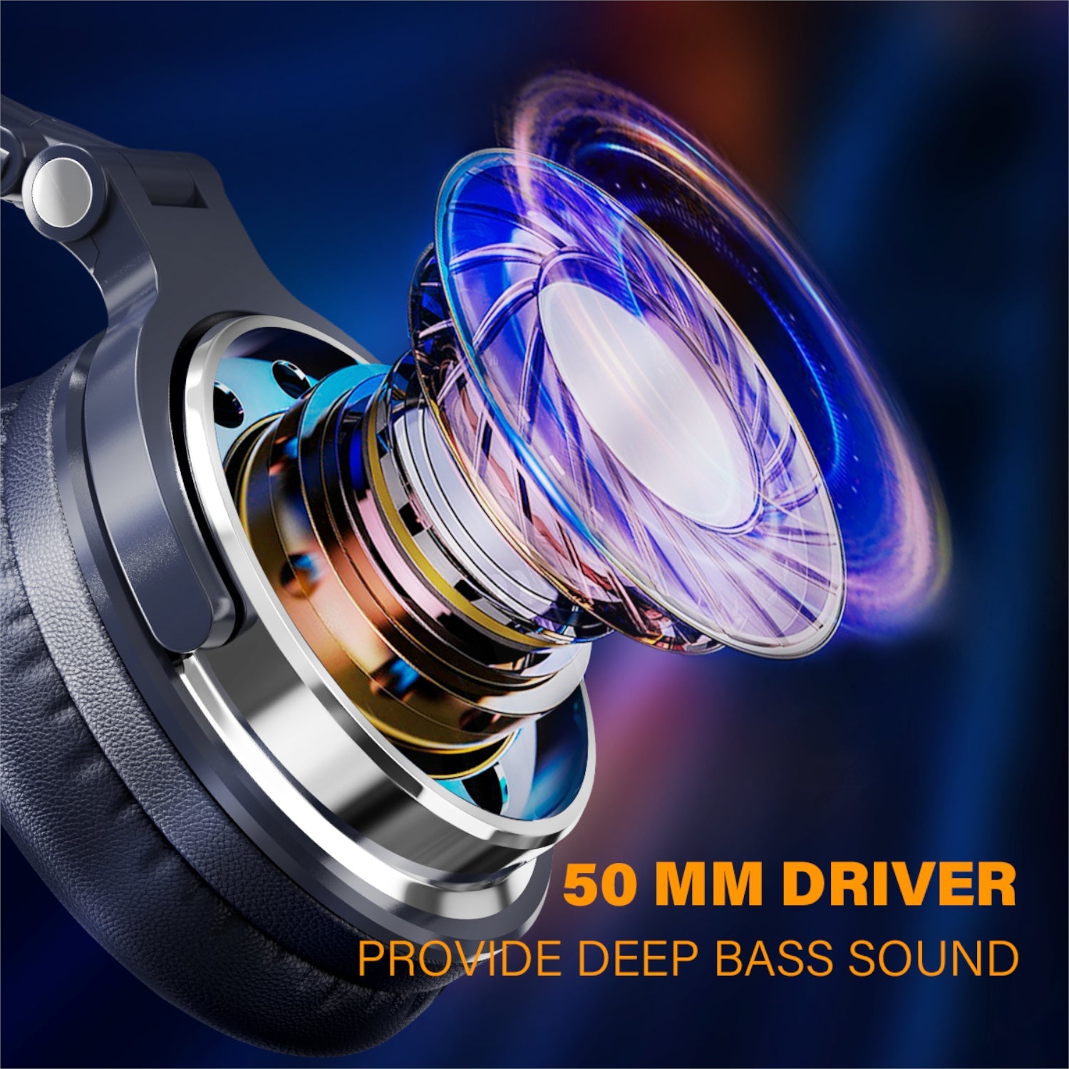 Oneodio Pro 10 Professional Wired Over Ear DJ and Studio Monitoring Headphones - Dark Blue | dynacor.co.za