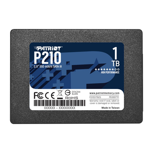 Patriot P210 1TB 2.5 Inch SATAIII SSD | dynacor.co.za