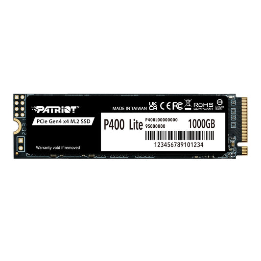 Patriot P400 Lite 1TB M.2 PCIe Gen 4 x4 NVMe SSD | dynacor.co.za