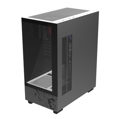 MSI PAG PANO M110A Micro-ATX Gaming Chassis – Black | dynacor.co.za
