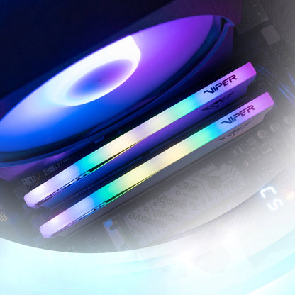 Patriot Viper Elite 5 RGB 32GB 6000MHz DDR5 Desktop Gaming Memory Kit - White | dynacor.co.za