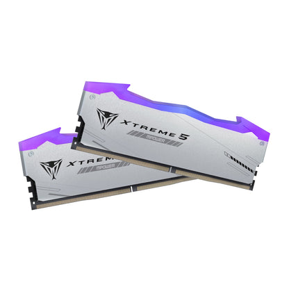 Patriot Viper Xtreme 5 RGB MPower 32GB 6000MHz DDR5 Desktop Gaming Memory Kit - Silver | dynacor.co.za