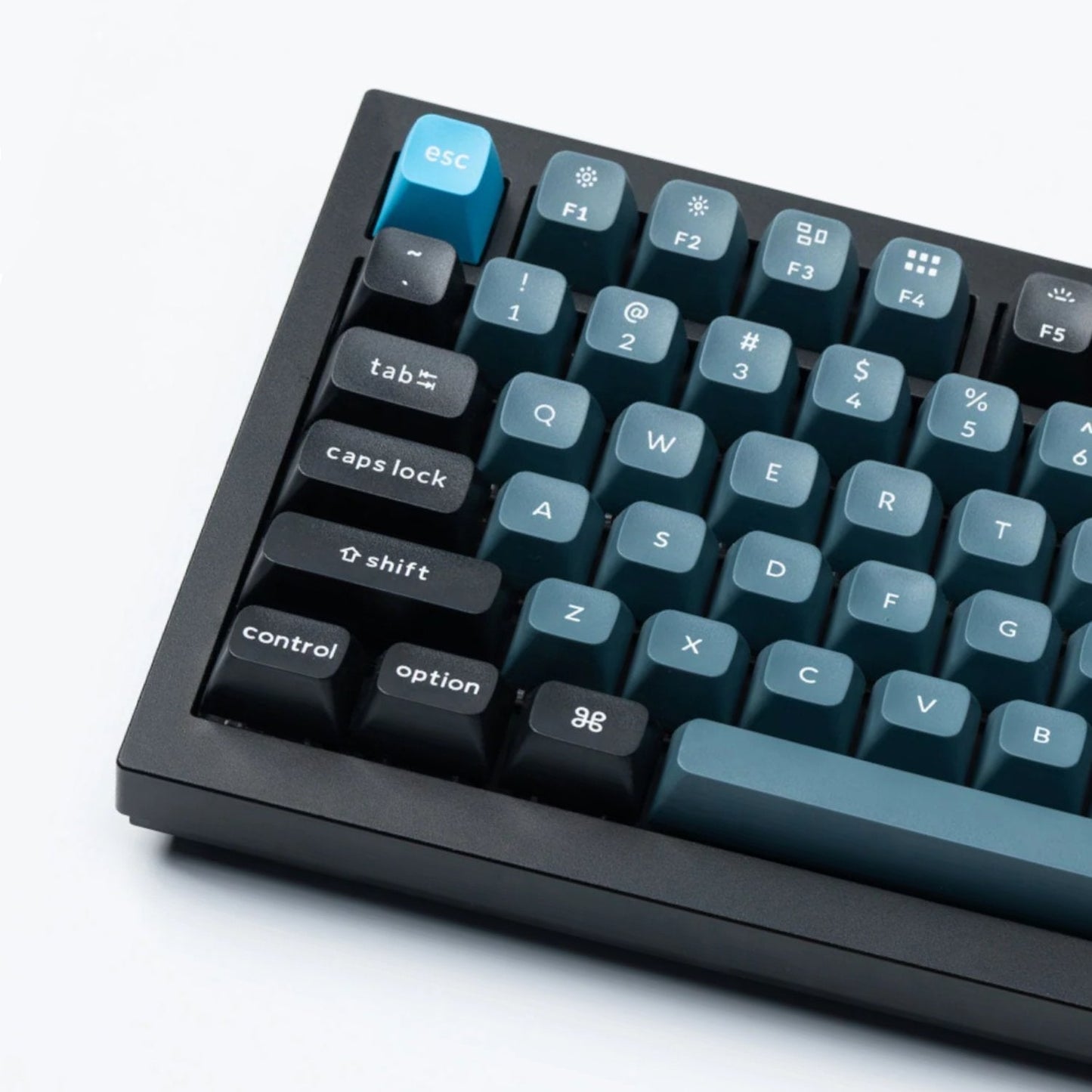 Keychron Double Shot KSA PBT Keycap Set - Dark Grey/Grey/Blue | dynacor.co.za