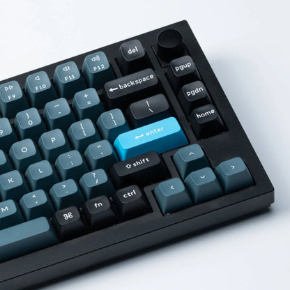 Keychron Double Shot KSA PBT Keycap Set - Dark Grey/Grey/Blue | dynacor.co.za