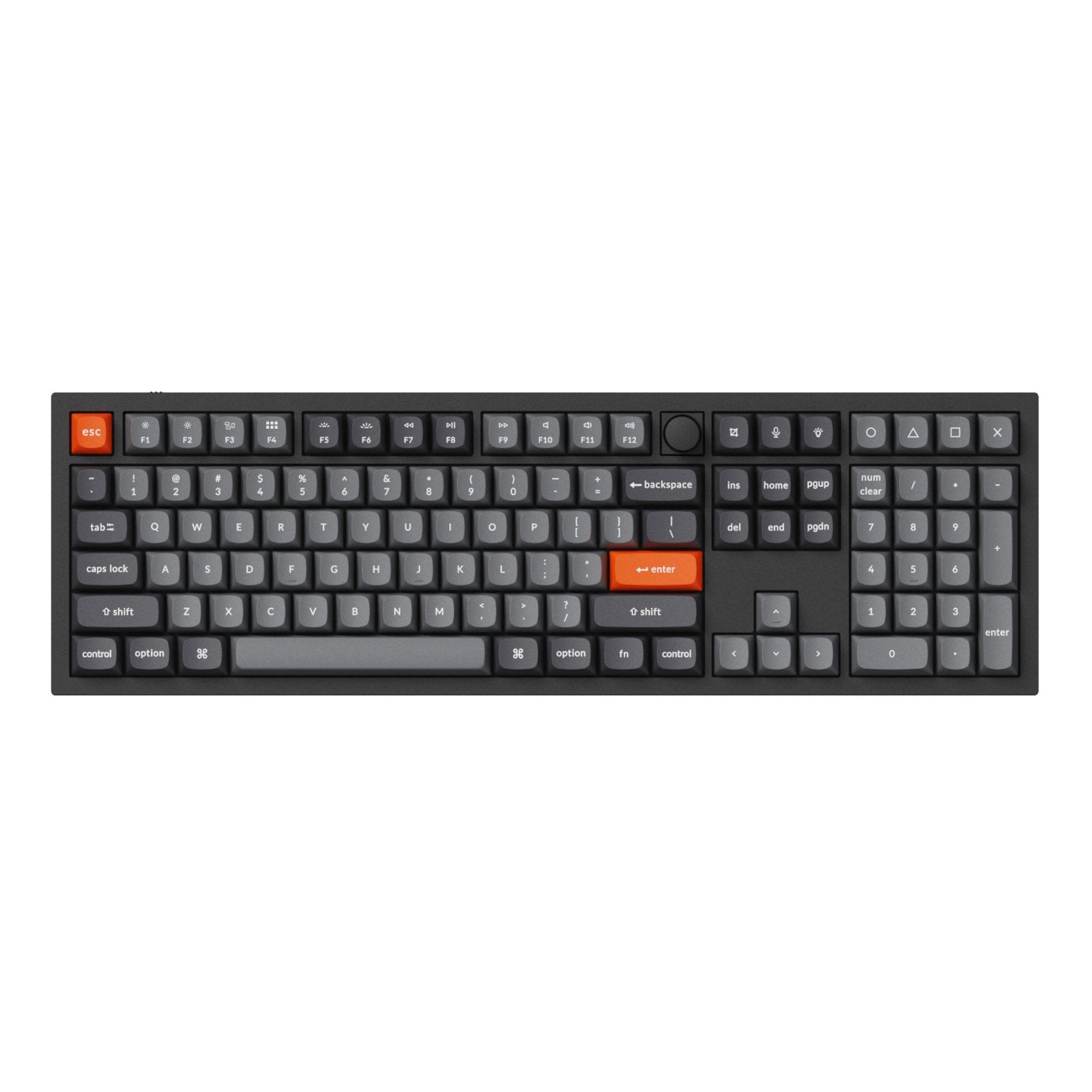 Keychron Double-Shot PBT OSA Keycap Set - Grey | dynacor.co.za