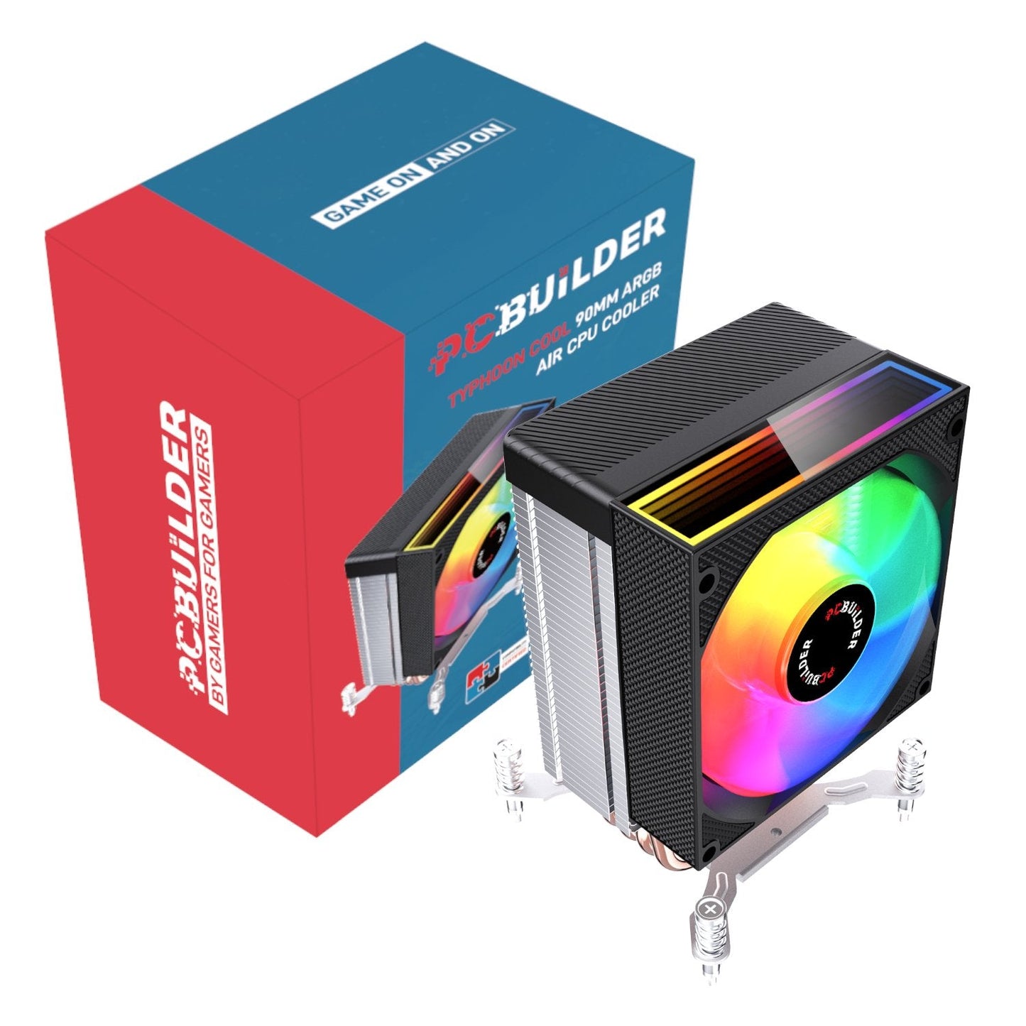 PCBuilder TYHPOON COOL 90mm Air CPU Cooler - Black | dynacor.co.za