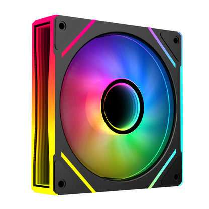 PCBuilder STORM PRISM 120mm ARGB Fan - Black | dynacor.co.za