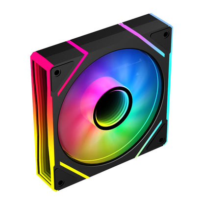 PCBuilder STORM PRISM 120mm ARGB Fan - Black | dynacor.co.za