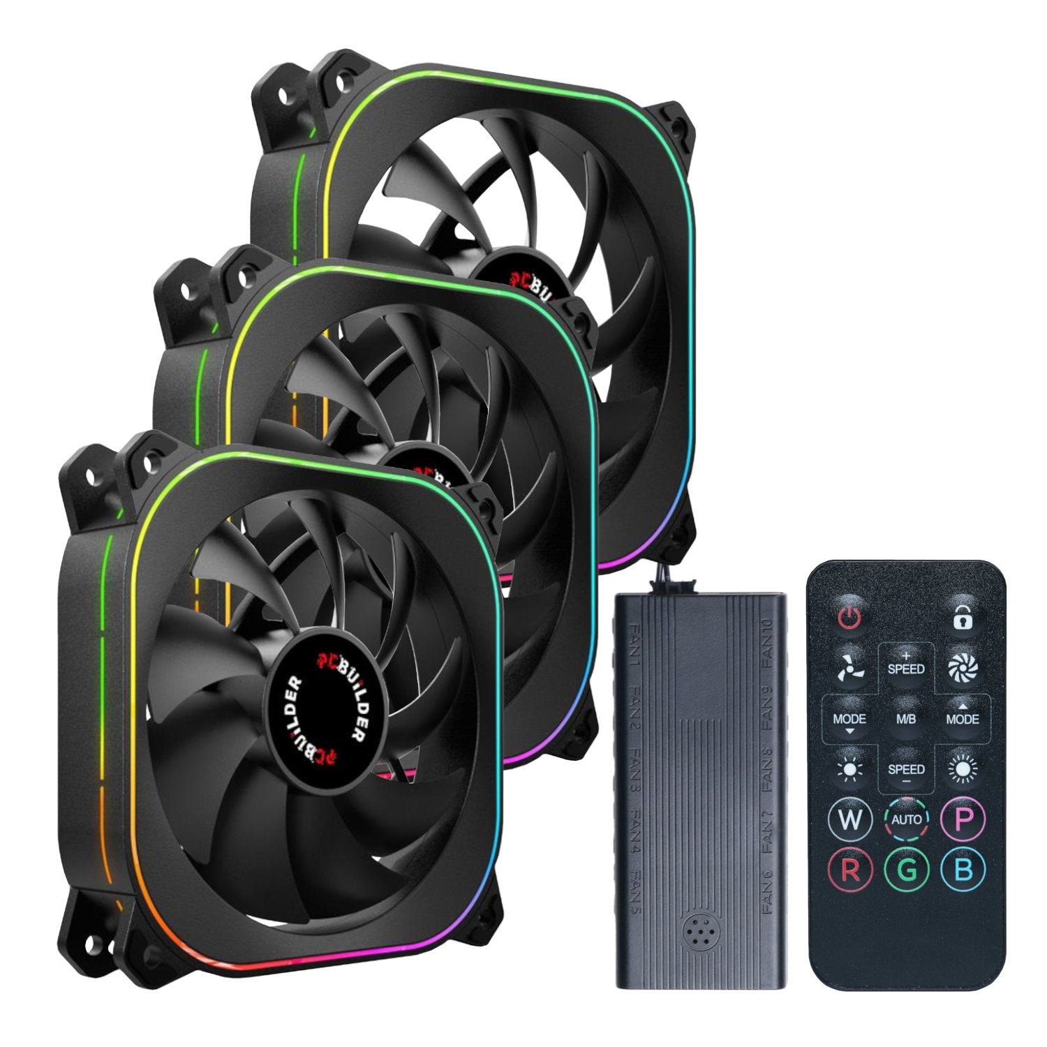 PCBuilder TORNADO CHILL ARGB 120mm Fan Kit | dynacor.co.za