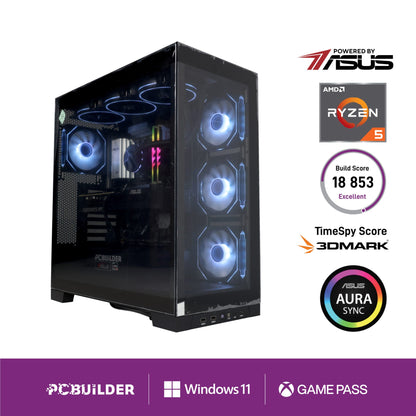 PCBuilder Ryzen 5 7600 MAVERICK Windows 11 Gaming PC | dynacor.co.za
