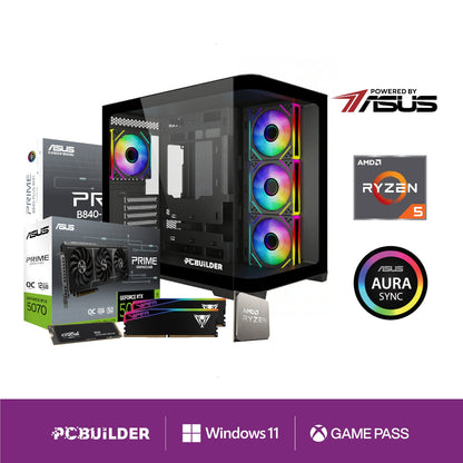 PCBuilder Ryzen 5 7600 MAVERICK Windows 11 Gaming PC | dynacor.co.za