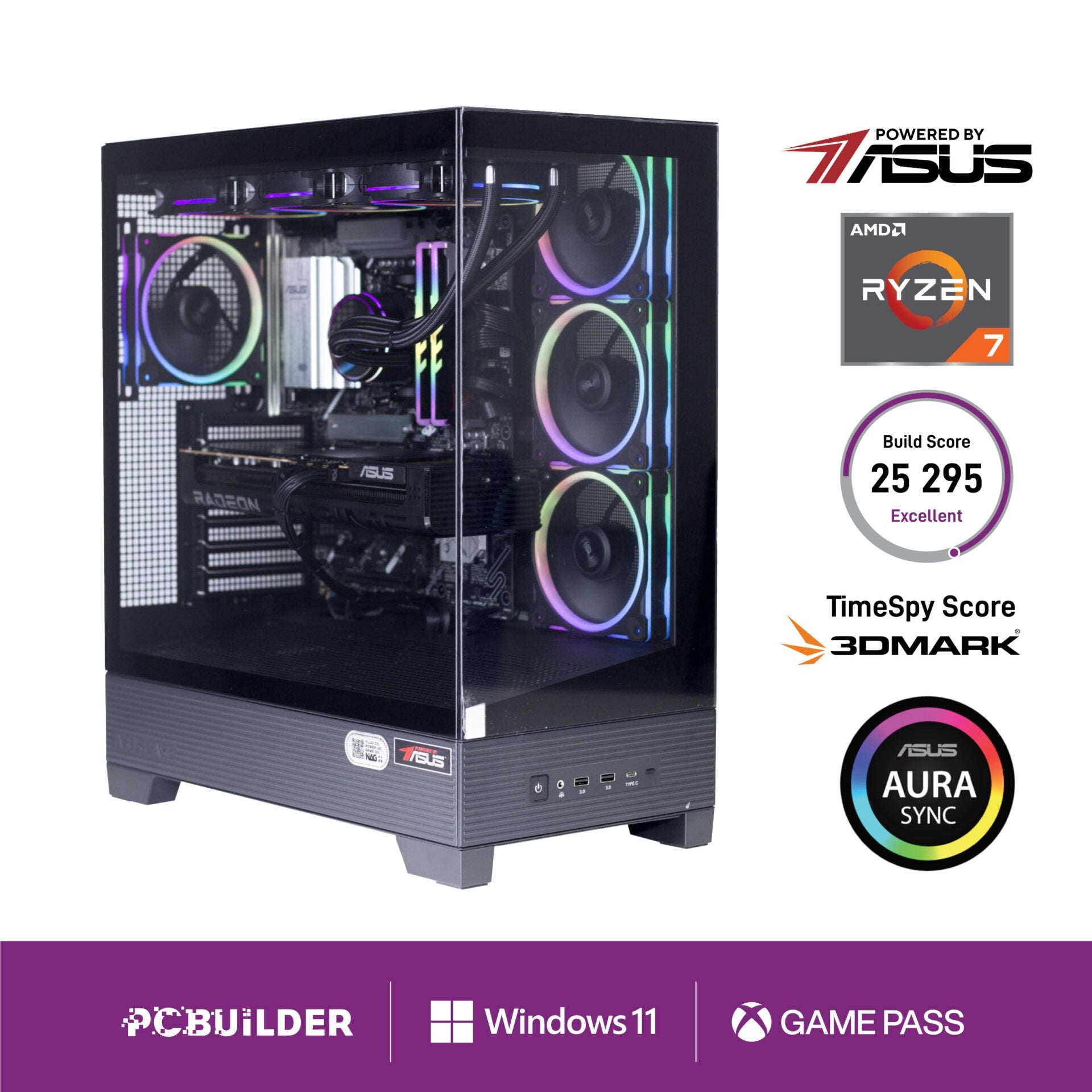 PCBuilder Ryzen 7 7800X3D MAXIMUS Windows 11 Gaming PC | dynacor.co.za