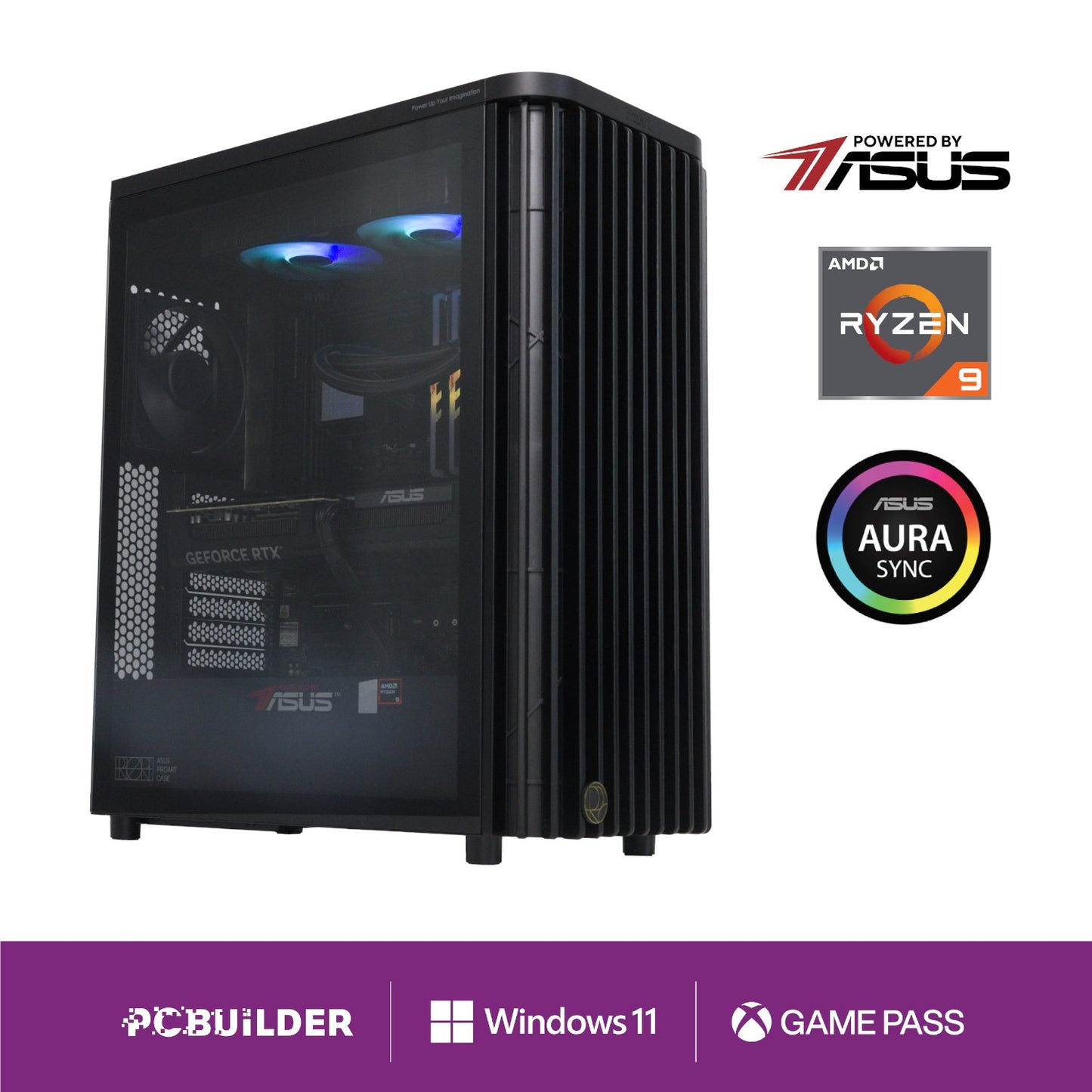 PCBuilder Ryzen 9 9900X MICHELANGELO Windows 11 Creator PC | dynacor.co.za
