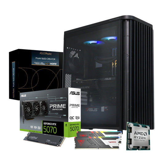 PCBuilder Ryzen 9 9900X MICHELANGELO Windows 11 Creator PC | dynacor.co.za