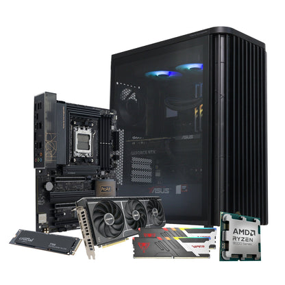 PCBuilder Ryzen 9 9900X MICHELANGELO Windows 11 Creator PC | dynacor.co.za