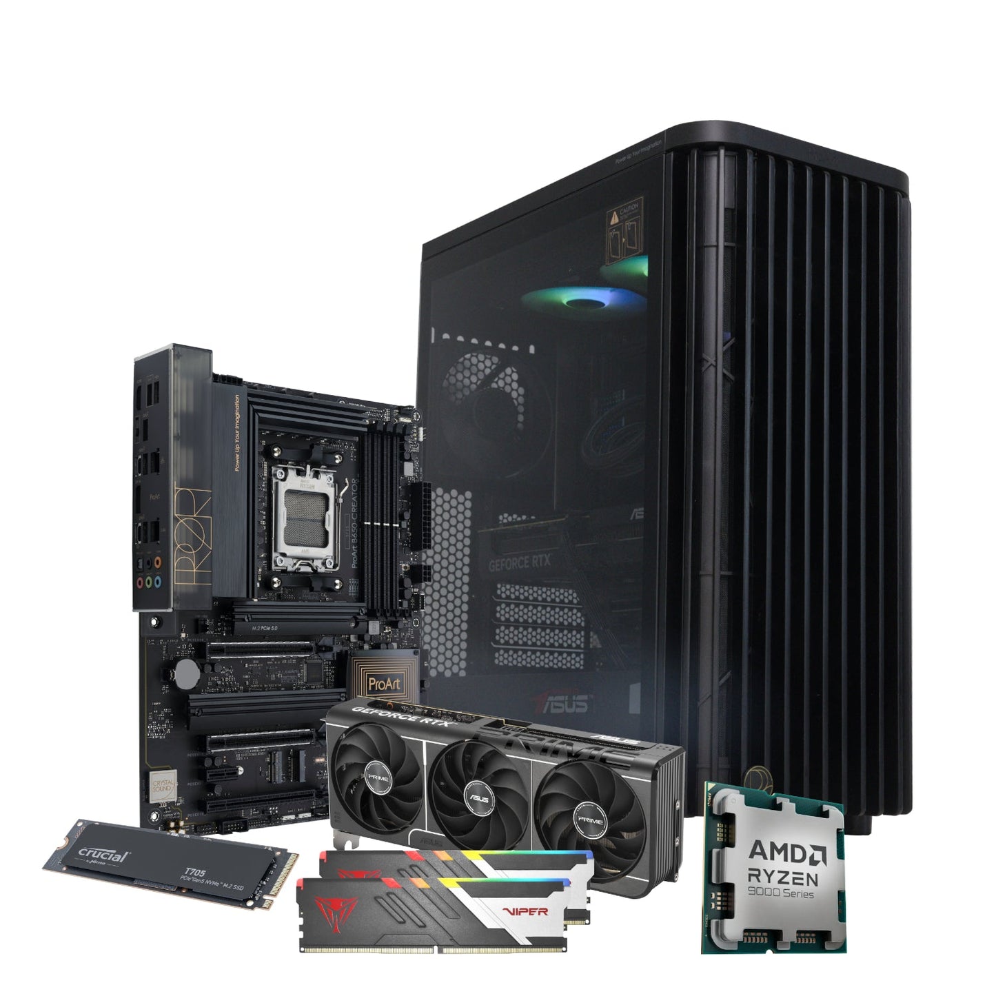 PCBuilder Ryzen 7 9700X MONET Windows 11 Creator PC | dynacor.co.za