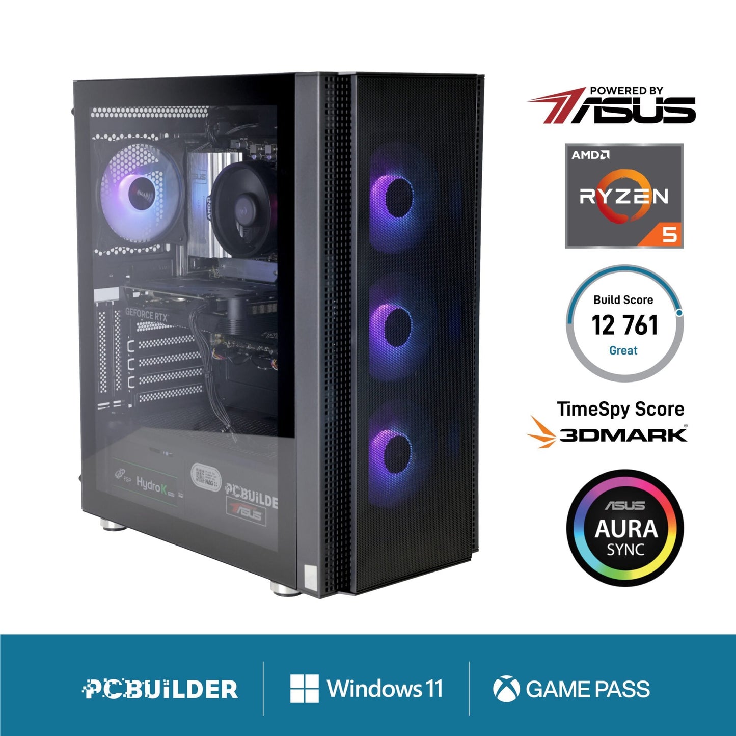 PCBuilder Ryzen 5 8400F OBLIVION Windows 11 Gaming PC | dynacor.co.za