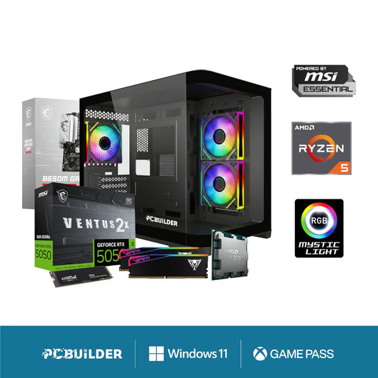 PCBuilder Ryzen 5 8400F RECON Windows 11 Gaming PC | dynacor.co.za