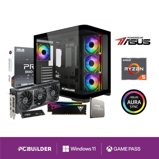 PCBuilder Ryzen 5 7600 SEEKER Windows 11 Gaming PC | dynacor.co.za