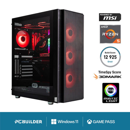 PCBuilder Ryzen 5 7600 SPECIALIST Windows 11 Gaming PC | dynacor.co.za